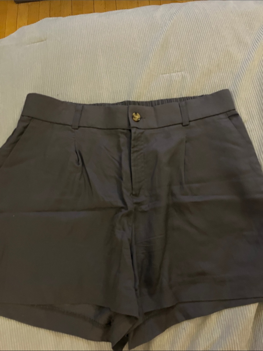 torrid Black High-Rise Flat Front Shorts